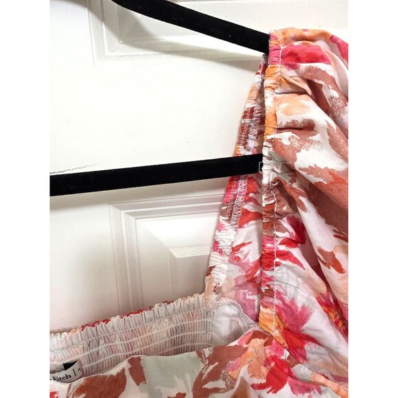 NWT Abercrombie & Fitch Floral Puff Sleeve Mini Dress Size XL - Picture 11 of 13